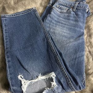 Old Navy Mid-Rise Boyfriend Jeans - Classic Blue